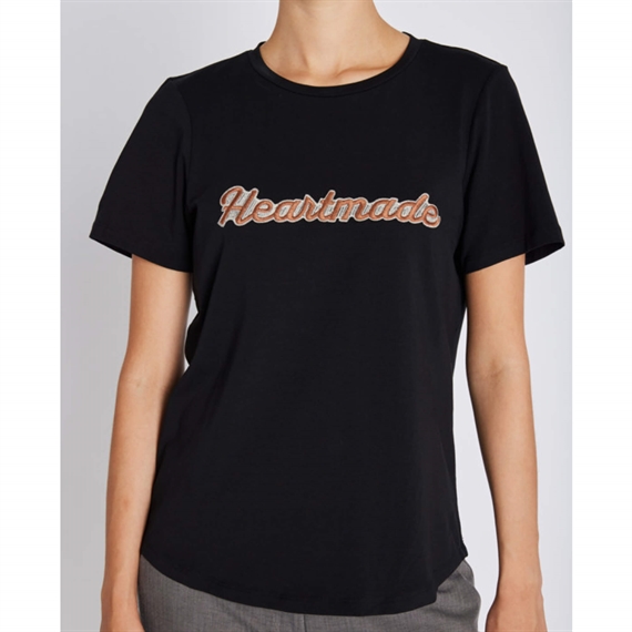 Heartmade Efia Logo T-shirt, Sort